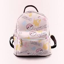 B Material B Pu Br B Color B Pink Br B Size B Flat Size In 1 In 2 54 Cm Ul Li One Size Length Bags Pokemon Backpack Cute Backpacks