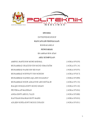 catatan haji m ihsan abdul djalil. Rancangan Perniagaan Bundle Leklu Pdf