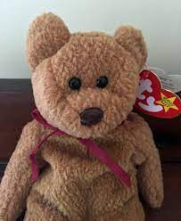 Ty Beanie Babies Curly Brown Bear Beanie Baby Collectible Etsy