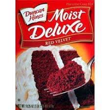 1 Box Red Velvet Cake Mix 4 Eggs 1 Cup Sour Cream 1 Packet Of Dry Instant Pudding Mix Vanilla Red Velvet Cake Mix Recipes Cake Mix Red Velvet Box Cake Recipe