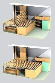 banquette lit fourgon image canape lit fourgon camper beds van life diy small bedroom
