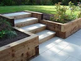 bluegrass landscapes terrasse jardin amenagement jardin en pente escalier de jardin