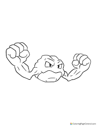 When autocomplete results are available use up and down arrows to review and enter to select. Pokemon Geodude Coloring Page Coloring Page Central
