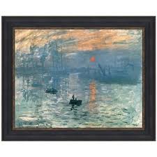 Free for commercial use no attribution required high quality images. Impression Sunrise Canvas Painting Small Design Toscano