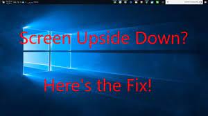Press ctrl, alt, and a direction key. Laptop Screen Upside Down Fixed Driver Easy