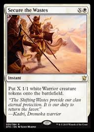 Updated magic arena exclusive cards that are no. Secure The Wastes Dragons Of Tarkir Visual Spoiler Magic The Gathering Cards Magic The Gathering The Gathering