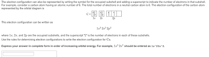 Solved Give The Ground State Electron Configuration For S