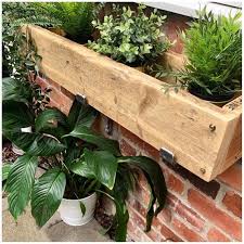Maybe you would like to learn more about one of these? Large Scaffold Window Box Ideal As A Rustic Planter With Steel Brackets Made With Reclaimed Scaffold Boards Which Have Rustic Planters Planters Window Box
