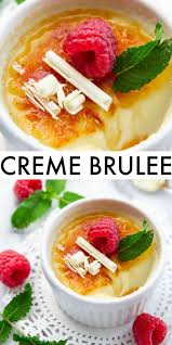 White Chocolate Creme Brulee In 2020 Creme Brulee Recipe Interesting Food Recipes White Chocolate Creme Brulee