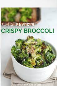 Easy Crispy Broccoli Kid Tested Approved Recipe Vegetarian Recipes Healthy Easy Vegetarian Recipes Healthy Broccoli