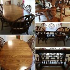 Sets come in a variety of forms, ranging from intimate seating for small apartments to long tables for hosting large dinner parties. Oak Dining Sets For Sale Ebay