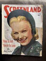 1950 OCTOBER SCREENLAND MAGAZINE