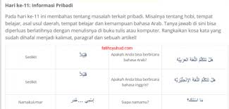 Kata bilangan dalam bahasa arab artinya 'adad (عَدَد) atauالأعْدَاد. 11 Informasi Pribadi Dalam Bahasa Arab Bahasa Arab Modern