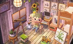 Organize their photoshoot, decorate the room, and take their pictures at photopia for exclusive event rewards and heart crystals. Crankycitrus Tiny Bedroom For A Nature Loving Sleepyhead Qr Sources X X Animal Crossing Room Animal Crossing Wild World Animal Crossing Game