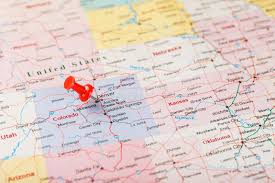 Select points of interest to plot on map by type top attractions top hotels top restaurants top entertainment top nightlife top shopping. Red Clerical Needle On A Map Of Usa Colorado And The Capital Denver Closeup Map Colorado With Red Tack United States Map Pin Stock Image Image Of Macro California 155325405