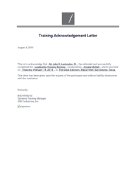 We acknowledge the receipt of your application in the event of the acceptance of your application, we will notify you accordingly. Training Acknowledgement Form Pdf Templates Jotform