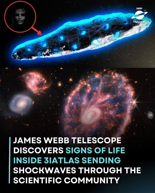 James Webb Telescope detects possible signs of life in 3I/ATLAS