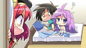 Here's my last wallpaper, i hope you'll like it. Hd Wallpaper Anime Boys Anime Girls Chibi Kureha Maikaze No Melt Purple Hair Wallpaper Flare