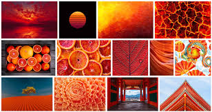 Quick look at red color combinations in the form of chart. Lush Lava Orange Red Color Meaning Combinations And Applications