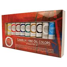 gamblin 1980 oil color exclusive set amazon in office products