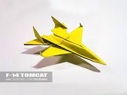 Erinnert euch dass ich mit den zug. Papierflieger Selbst Basteln Papierflugzeug Falten Beste Origami Flugzeug F 14 Tomcat Youtube