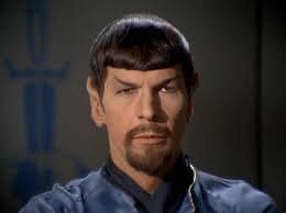 Always thought Spock looked cool with a goatee……