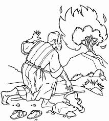 Moses Burning Bush Coloring Page Best Of Burning Bush Moses In 2020 Coloring Pages Super Coloring Pages Burning Bush Craft