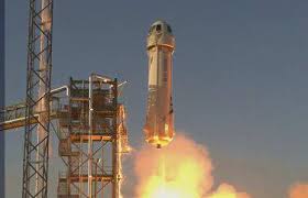 Jeff bezos to launch himself into space for first time next month. Us Jeff Bezos Secretive Space Venture Launches A Rocket To The Edge Of Space For The First T Seattletimes Com English World News Data 170 Countries