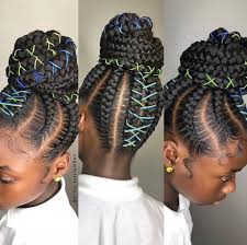 Updo hairstyles are perfect for formal occasions, like a wedding or a prom, which require a hairstyle that is elegant, works with your dress and accessories, and suits your personal attributes perfectly. 11 Cute Braided Cornrow Hairstyles For Natural Hair Vicariously Me Natural Hairstyles Fashion Beauty Lifestyle Blog