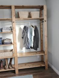 We've got the for a nursery closet that really works, you can diy drawers and compartments that act as zones for different items—onesies go here, booties go there, and so on. Wood Closet Shelving Ana White