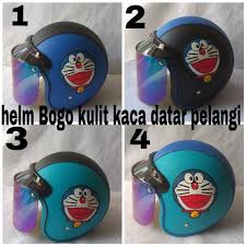 Discover the wonders of the likee. Helm Bogo Kulit Doraemon Kaca Datar Pelangi Shopee Indonesia
