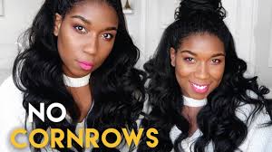 Twist hairstyles are an alternative to braids for natural african curls. Glamorous Protective Hairstyle W Clip In Extensions No Cornrows Natural Hair Youtube