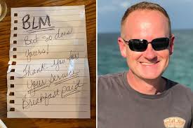 Two black women pay for cop's breakfast and write him a powerful note  saying 'BLM but so does yours'