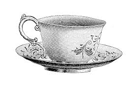 I will draw coloring book page for children storybooks. Victorian Tea Cup Saucer Clip Art Tea Cup Digital Stamp Pretty Tea Cup And Saucer Illustration 1913 Tea Cup Drawing Clip Art Vintage Tea Cups