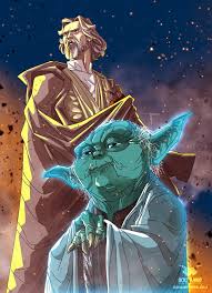 Luke Skywalker Yoda Star Wars The Last Jedi Starwars Starwarsart Starwarsfanart Thelastjedi Lukeskyw Star Wars Art Star Wars Geek Star Wars Fan Art