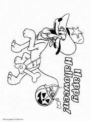 Color wonder mess free prehistoric pals dinosaur coloring pages & markers $ 9.99. Disney Halloween Printable Coloring Pages