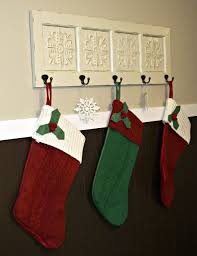 Great Idea For Hanging Stockings If Have No Fireplace This Is A Cute Idea Amanda Bea Christmas Hanging Decorations Christmas Decorations Christmas House Tour
