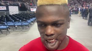 D-I 102 pound champ Dunia Sibomana of Long Beach.