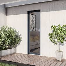 Cardan volet roulant meilleur de manivelle pour volet roulant castorama nouveau manivelle volet luckytroll from nos volets roulants rénovation sur mesure sont disponibles en aluminium ou pvc. Porte Fenetre Alu 1 Vantail Volet Roulant Electrique Goodhome Gris L 80 X H 215 Cm Tirant Droit Castorama