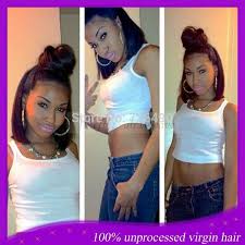 Half Up Half Down Short Straight Weave Hair Styles Relaxed Hair Love Hair