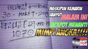 Bocoran Mimpi Angka Prediksi Togel Hongkong 30 Maret 2019 Data Hk Video Malam