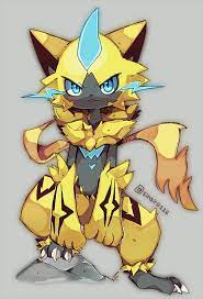 Zeraora Pokemon Mythical Pokemon Cute Pokemon