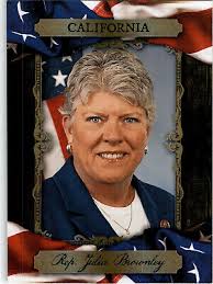 2023-24 Fascinating Cards Congress Chrome Foil SP Cali Julia Brownley