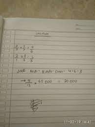 Tidak diperlukan sanggahan banding pak andi : Perbandingan Uang Andi Dan Badu Adalah 2 3 Sedangkan Perbandingan Uang Badu Dengan Uang Citra Brainly Co Id