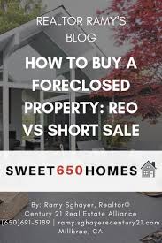 Buying A Foreclosed Property Reo Vs Short Sale Ramy Sghayer Compass Realtor Foreclosed Properties Real Estate Century 21 Real Estate