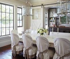Photo Gallery Dreamy White Cottages Cottage Dining Rooms White Dining Room Dining Room Chair Slipcovers