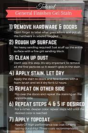 General Finishes Gel Stain Tutorial Cheap Cabinet Refinishing General Finishes Gel Stain Staining Cabinets Gel Stain