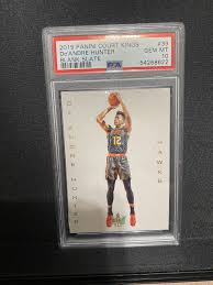 2019-20 Panini Court Kings De'Andre Hunter Blank Slate PSA 10