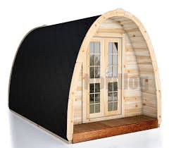 Nordlog Camping Pod 2 4 X 4 8m Haus Campinghaus Ferienhaus Gartenhaus Holz Garten Terrasse Gartenbauten Sonnenschutz Gartenhauser Gerateschuppen Eba