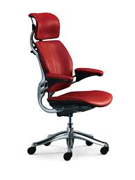 Freedom Headrest Humanscale Niels Diffrient Red Bright Product Photograph Most Comfortable Office Chair Best Office Chair Best Ergonomic Office Chair